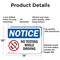 Signmission No Texting While Driving, 14 in W x Rectangle, Aluminum OS-2PACK-NS-A-1014-L-14893 - alternate 3